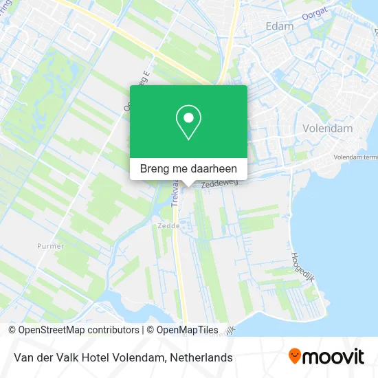 Van der Valk Hotel Volendam kaart