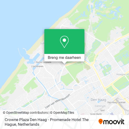 Crowne Plaza Den Haag - Promenade Hotel The Hague kaart