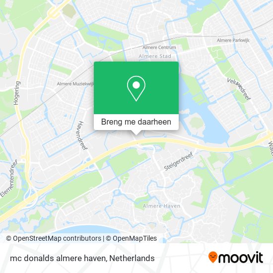 mc donalds almere haven kaart
