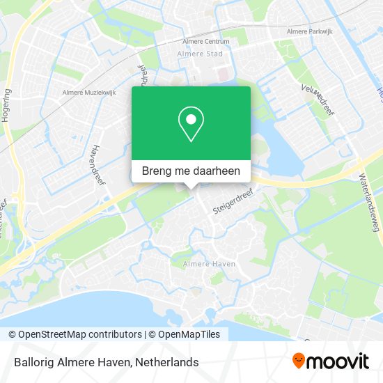 Ballorig Almere Haven kaart