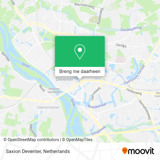 Saxion Deventer kaart