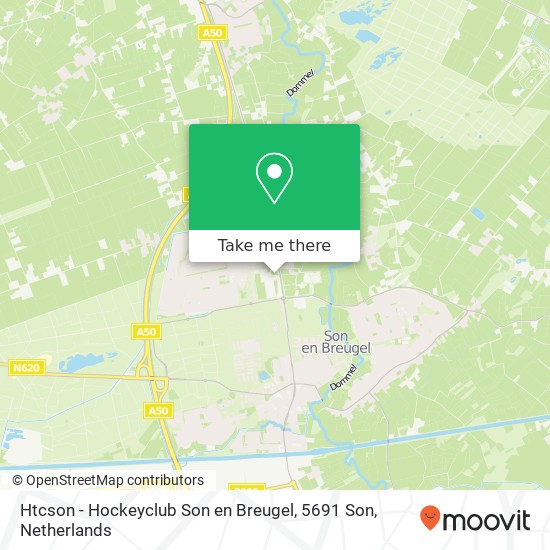 Htcson - Hockeyclub Son en Breugel, 5691 Son kaart