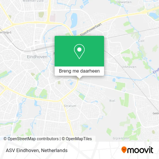 ASV Eindhoven kaart