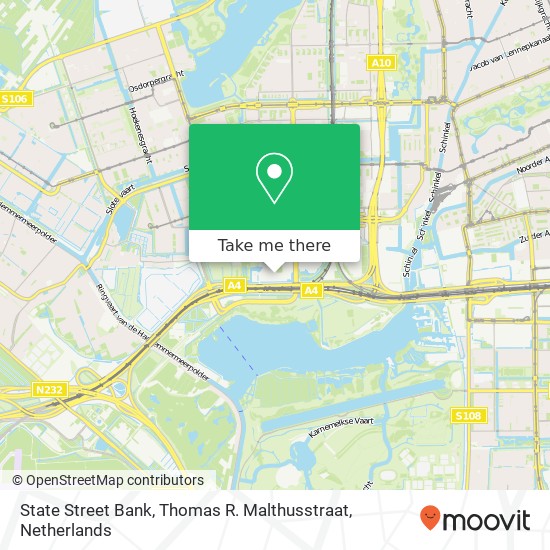 State Street Bank, Thomas R. Malthusstraat kaart
