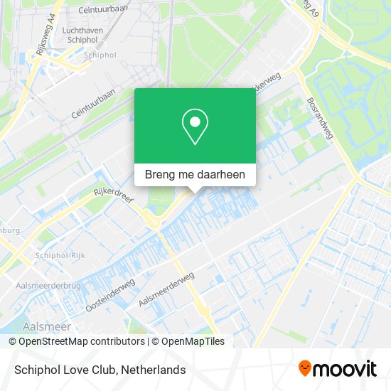 Schiphol Love Club kaart