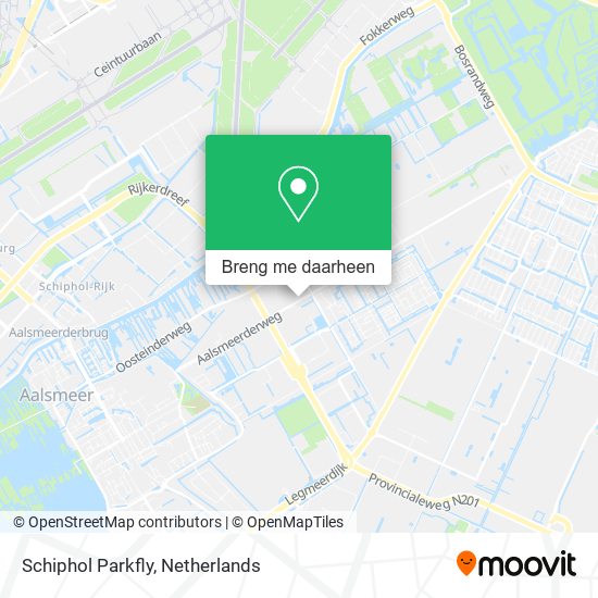 Schiphol Parkfly kaart