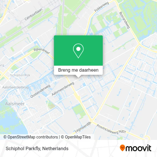 Schiphol Parkfly kaart