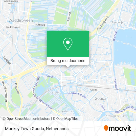 Monkey Town Gouda kaart