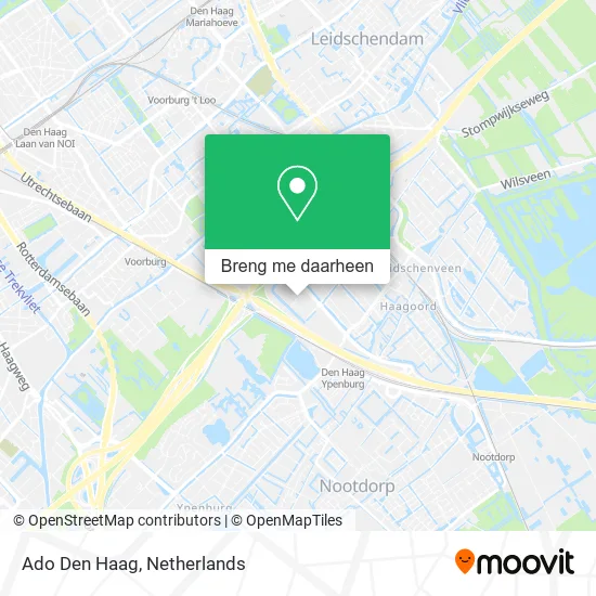 Ado Den Haag kaart
