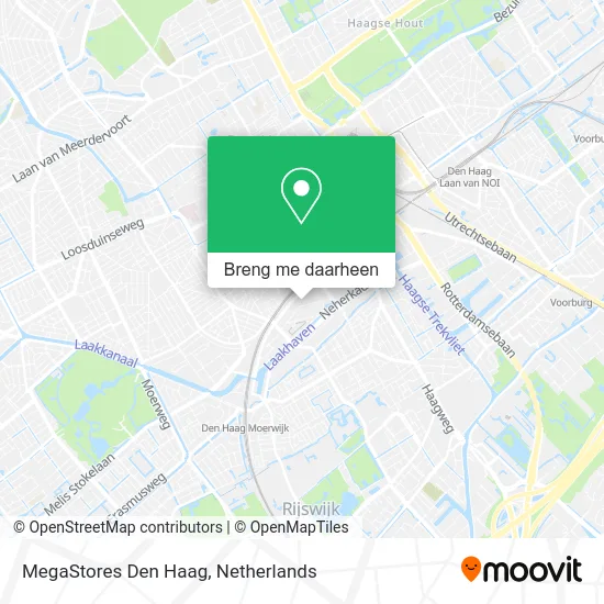 MegaStores Den Haag kaart