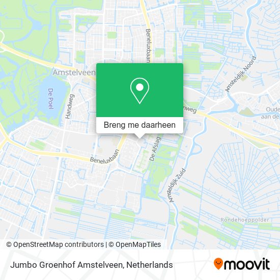 Jumbo Groenhof Amstelveen kaart