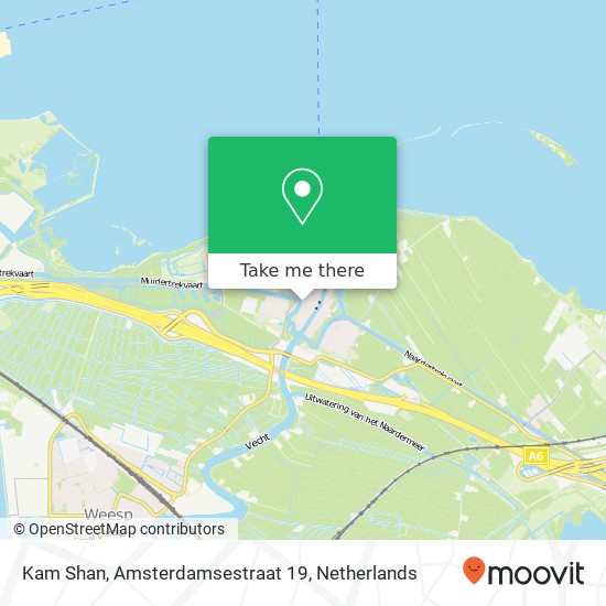 Kam Shan, Amsterdamsestraat 19 kaart