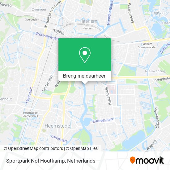Sportpark Nol Houtkamp kaart