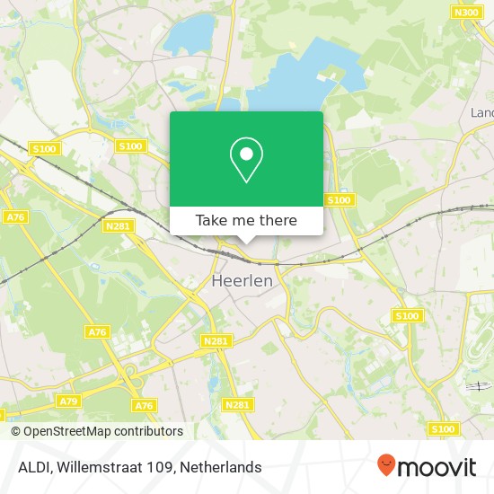 ALDI, Willemstraat 109 kaart