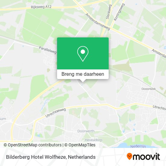 Bilderberg Hotel Wolfheze kaart