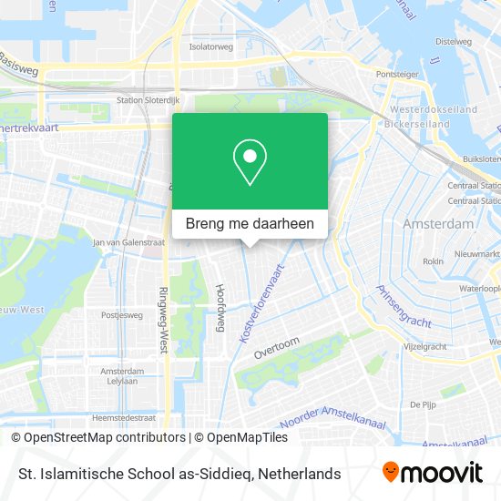 St. Islamitische School as-Siddieq kaart
