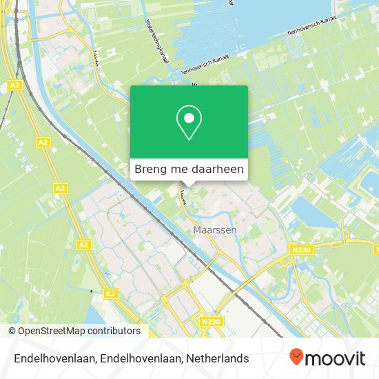 Endelhovenlaan, Endelhovenlaan kaart