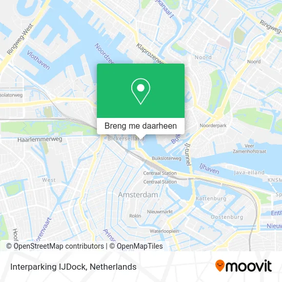 Interparking IJDock kaart