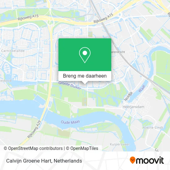 Calvijn Groene Hart kaart