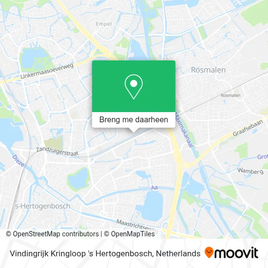 Vindingrijk Kringloop 's Hertogenbosch kaart