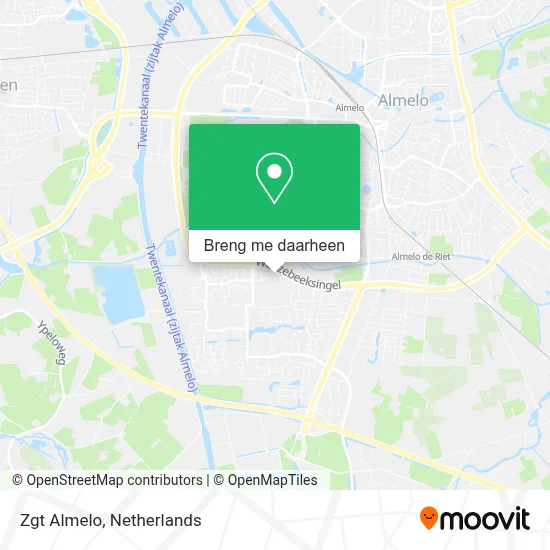 Zgt Almelo kaart