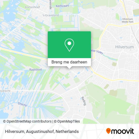 Hilversum, Augustinushof kaart