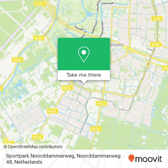 Sportpark Noorddammerweg, Noorddammerweg 48 kaart