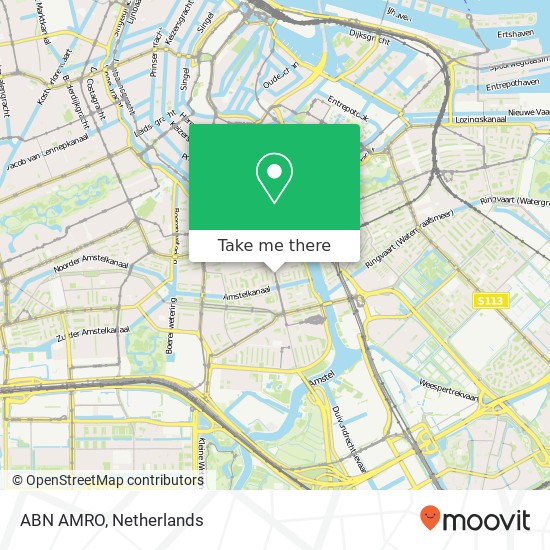 ABN AMRO, Van Woustraat 217 kaart