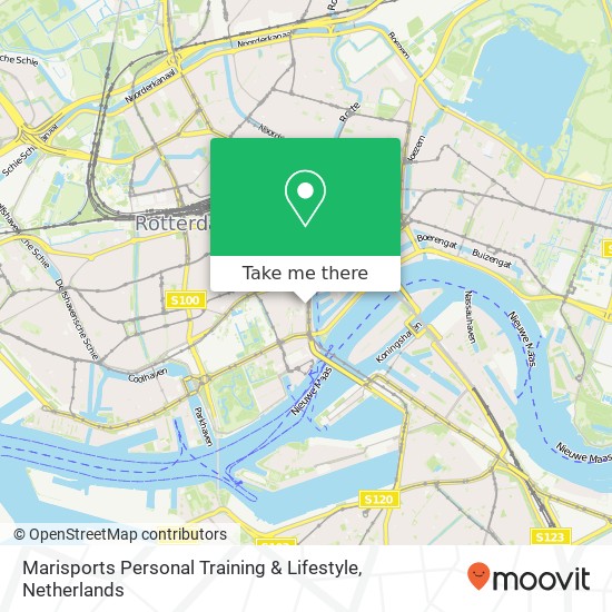 Marisports Personal Training & Lifestyle, Schiedamsedijk 68A kaart