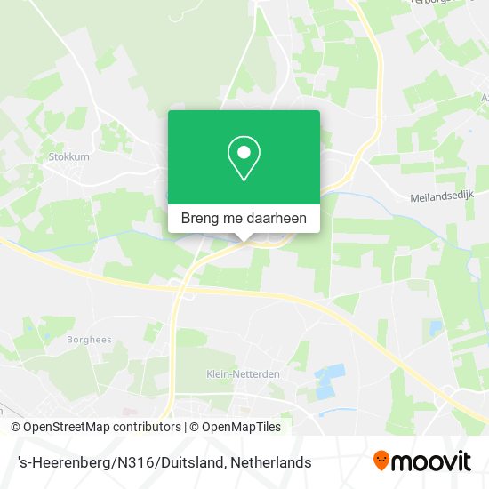 's-Heerenberg/N316/Duitsland kaart