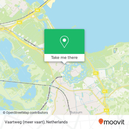 Vaartweg (meer vaart), 1411 Naarden kaart