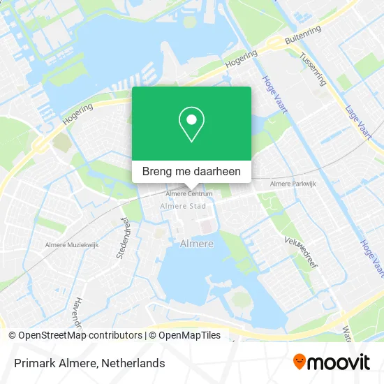 Primark Almere kaart