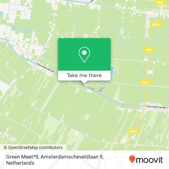 Green Meet*S, Amsterdamscheveldlaan 9 kaart