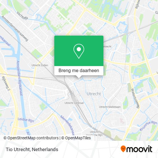 Tio Utrecht kaart