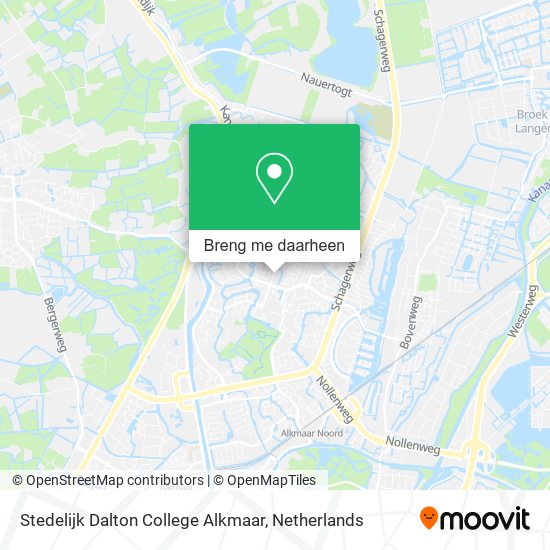 Stedelijk Dalton College Alkmaar kaart