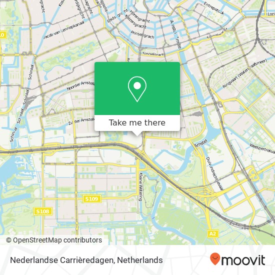 Nederlandse Carrièredagen kaart