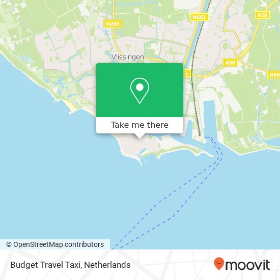 Budget Travel Taxi kaart