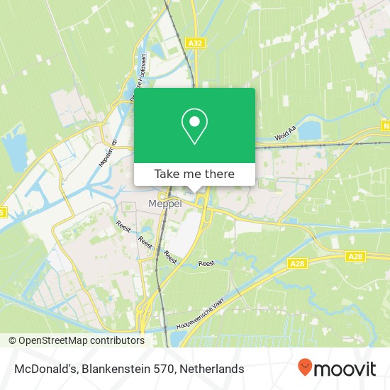 McDonald's, Blankenstein 570 kaart