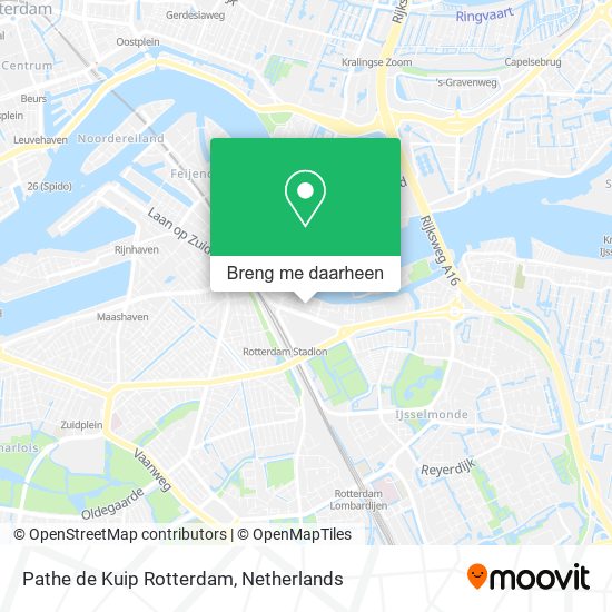 Pathe de Kuip Rotterdam kaart