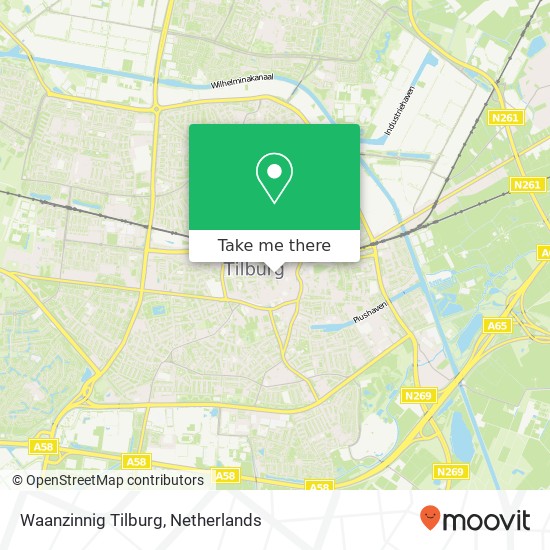 Waanzinnig Tilburg, Willem II Straat 52A kaart
