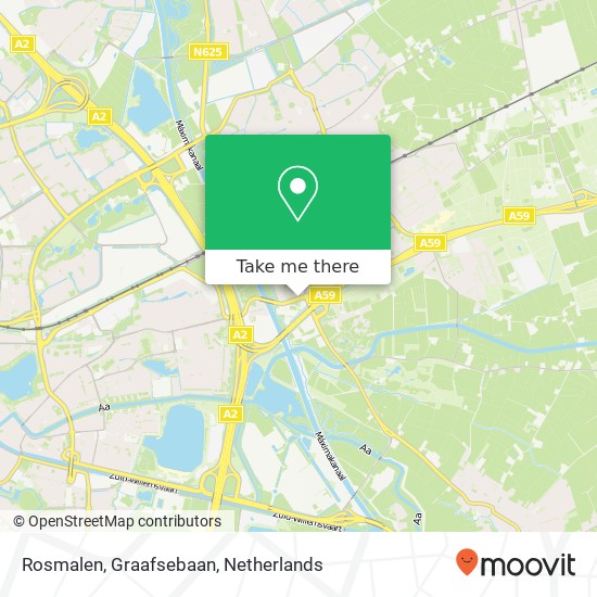 Rosmalen, Graafsebaan kaart