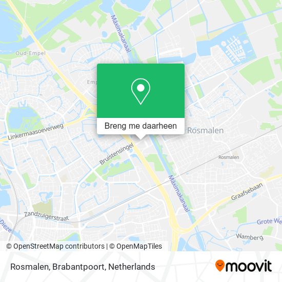 Rosmalen, Brabantpoort kaart