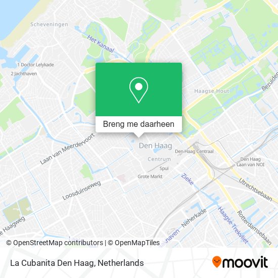 La Cubanita Den Haag kaart