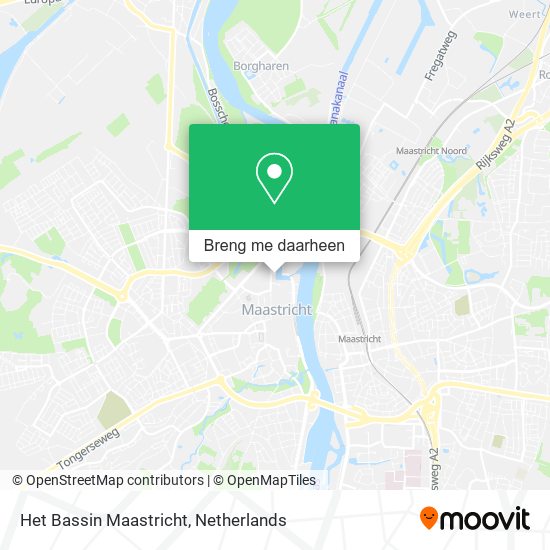 Het Bassin Maastricht kaart