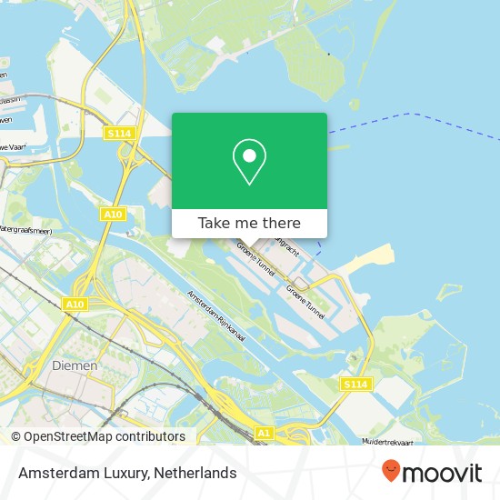 Amsterdam Luxury, IJburglaan 788 kaart
