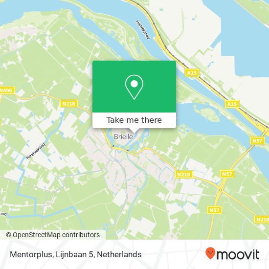 Mentorplus, Lijnbaan 5 kaart