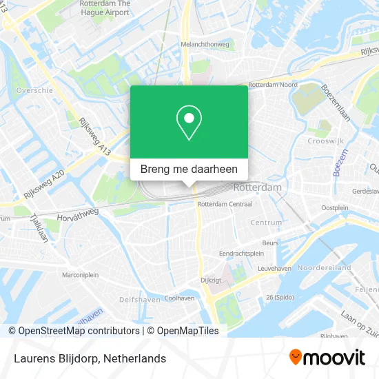 Laurens Blijdorp kaart