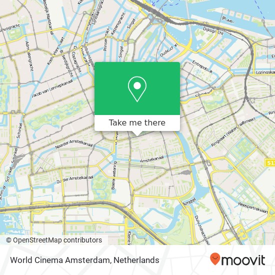 World Cinema Amsterdam kaart