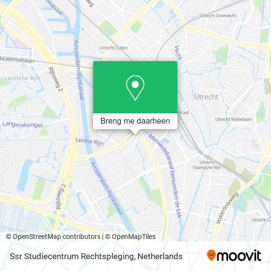 Ssr Studiecentrum Rechtspleging kaart