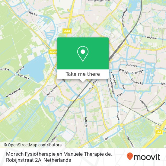 Morsch Fysiotherapie en Manuele Therapie de, Robijnstraat 2A kaart